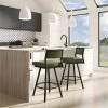 Amisco Jacob 26.75-in Swivel Counter Stool - Green Polyester - Black Metal 3 Amisco Jacob 26.75-in Swivel Counter Stool - Green Polyester - Black Metal -AMISCO Sales Shop 330655575 AlternateImage1 l