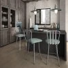 Amisco Club 26.75-in Swivel Counter Stool - Aqua Blue Faux Leather - Glossy Grey Metal 3 Amisco Club 26.75-in Swivel Counter Stool - Aqua Blue Faux Leather - Glossy Grey Metal -AMISCO Sales Shop 330655611 AlternateImage1 l