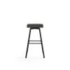 Amisco Robin 24.88-in Swivel Counter Stool - Charcoal Grey Polyester - Black Metal -AMISCO Sales Shop 330762201 AlternateImage2 l