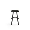 Amisco Sinclair 29.25-in Swivel Bar Stool - Black Faux Leather - Black Metal -AMISCO Sales Shop 330762212 AlternateImage2 l